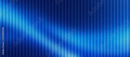 Abstract blue background with vertical lines and soft light wave. Modern digital texture for corporate presentation and web design. Minimalist gradient pattern with glowing cyan stripe effect.