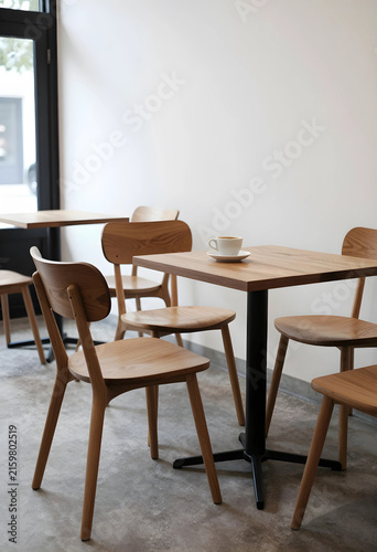 Modern cafe interior design...