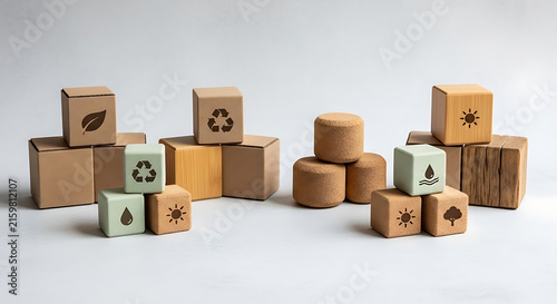 Wooden blocks with numbers and plus sign