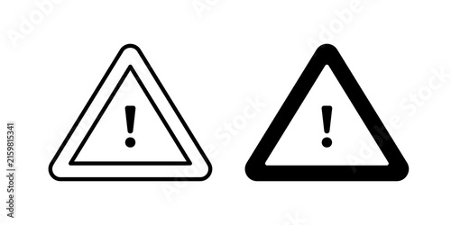 Notice icon black artwork kit. EPS10
