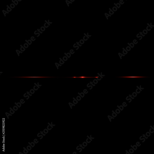 Canvas Print A dark abstract image featuring faint red light sources and a sense of distant b