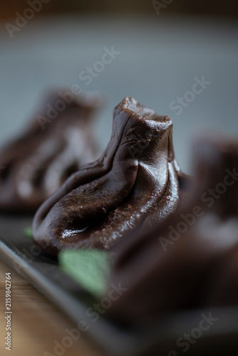 Creative chocolate dessert khinkali dessert,Georgian food, Caucasian, food,