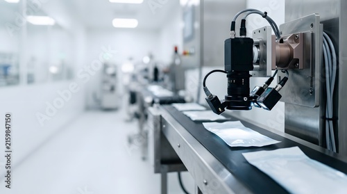 automated sterile pouch inspection station with optical verification for medical packaging quality control pharmaceutical manufacturing and sterile product assurance