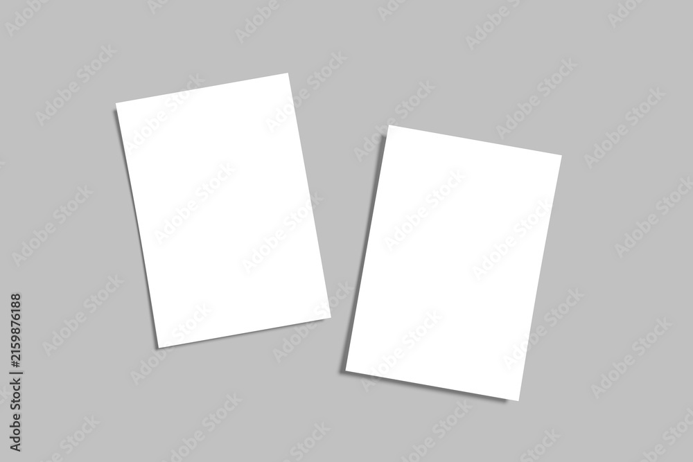 Fototapeta premium A5 Brosur Mockup Your Design Here