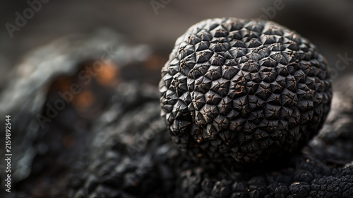 Wild Native Delicacy | Freshly Dug Black Truffle Close-up