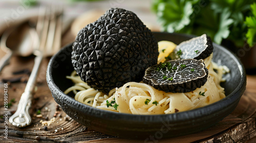 French Luxury Black Truffle | Fine Dining Commercial Food Poster