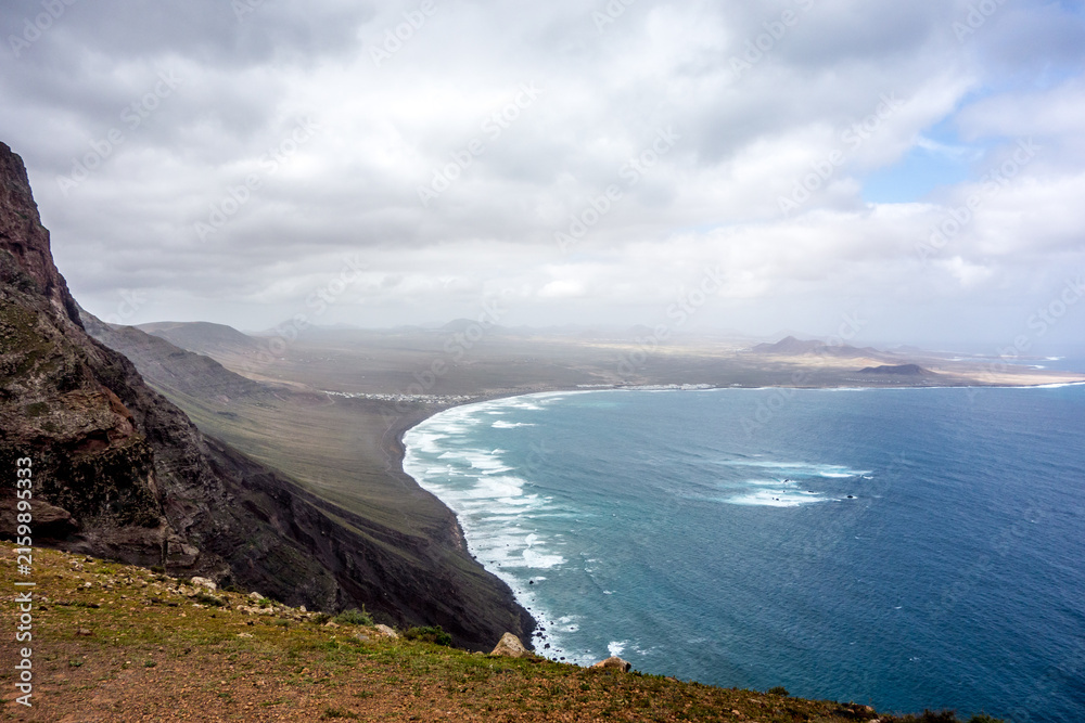 Fototapeta premium Northwest coast of the Canary Island of Lanzarote
