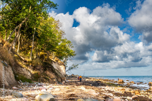 Wildromantische Ostseeküste, die Steilküste bei Katharinenhof auf Fehmarn