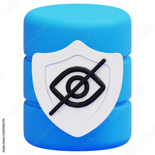 Privacy Data Protection 3D Icon