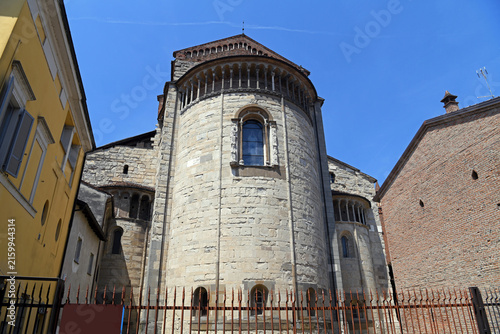 Canvastavla majestic Romanesque apse of the Piacenza Cathedral (Cathedral of Santa Maria Ass