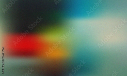 Konstfotografi Cinematic-Blur Abstract Background With Bold Red Yellow And Blue Color Blocks Fo