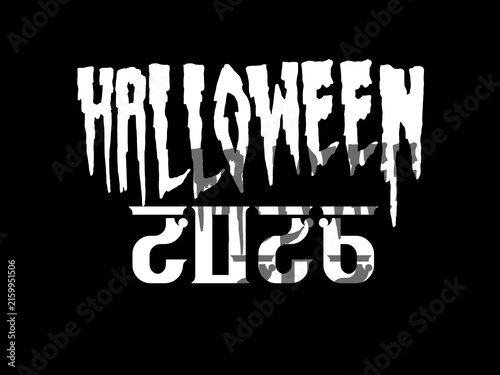Canvastavla Halloween Special Typographic Design 2026