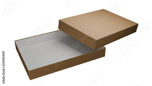 Open  Box Mockup – Packaging Box