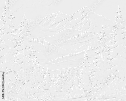 white snow background