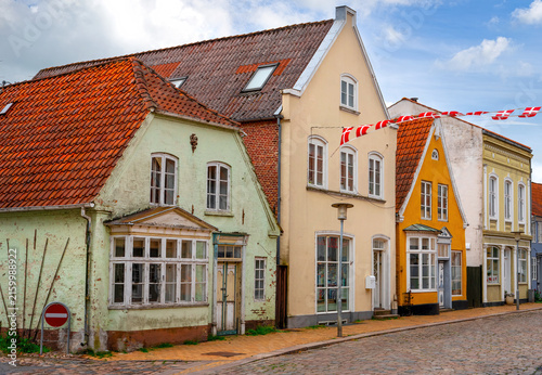 Tonder/Tondern, dänische Kleinstadt Syddanmark, Altstadtszene