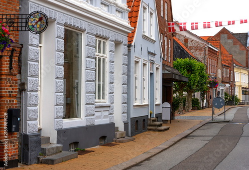 Tonder/Tondern, dänische Kleinstadt Syddanmark, Altstadtszene