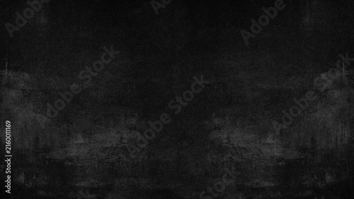 Scratched black grey anthracite stone concrete texture background panorama ba...