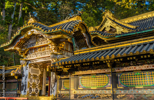 Konstfotografi At Toshogu shrine, Nikko (Tochigi Prefecture, Kansai region, Honshu, Japan)