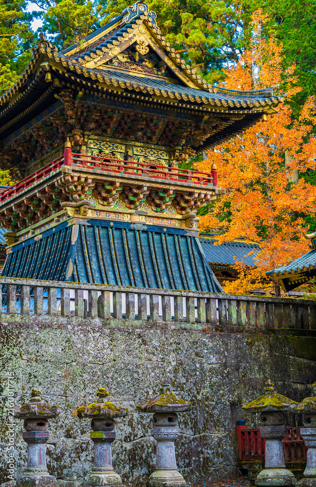 Obraz premium At Toshogu shrine, Nikko (Tochigi Prefecture, Kansai region, Honshu, Japan)