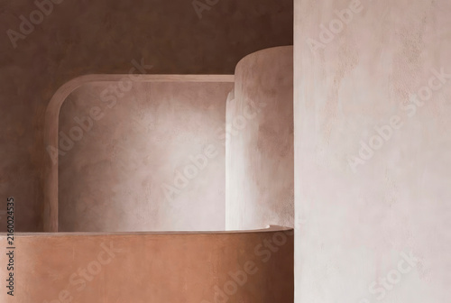 Abstract geometric composition. A background has been added. A painting for the interior.