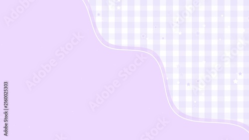 Purple Abstract Shape On Pastel Purple Checkers Plaid Line Wallpaper Video Motion Background