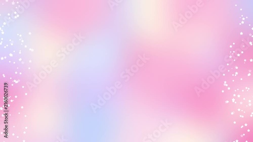 Cheerful Vibrant Colorful Gradient Wallpaper With Little Star Decoration Video Motion Background
