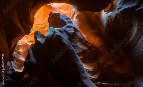 Navajo sandstone bear Antelope Canyon, Page, Arizona