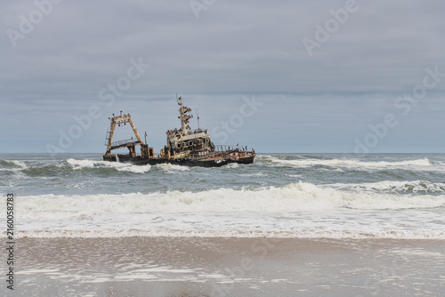 Принти на полотні Shipwreck on the Skeleton Coast, Namibia, Africa