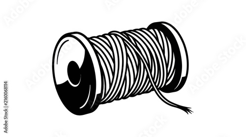Spool of Thread Vector Illustration