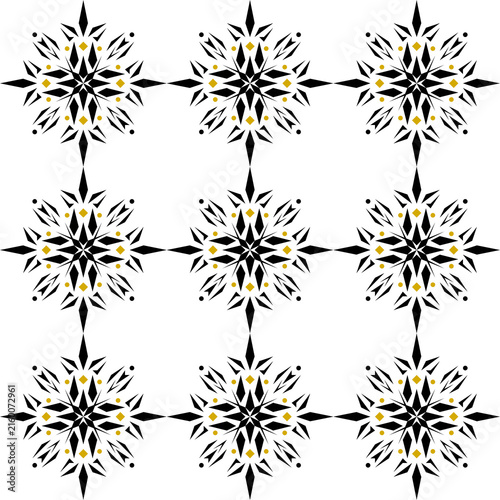 Abstract Geometric Art Deco Style Pattern Background