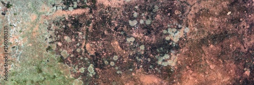 Foto Weathered stone surface showing natural abstract texture with lichen growth