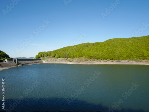 Paduli Lake in the Tuscan-Emilian Apennines in the province of Massa Carrara