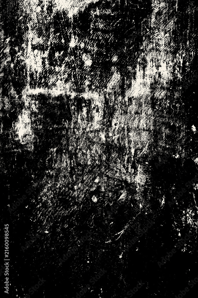 Obraz premium Aged Scratched Wood Texture