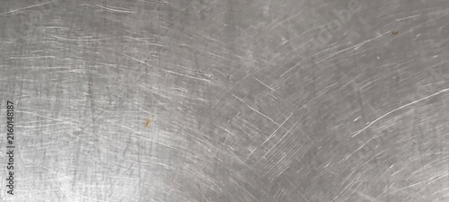 Stainless steel surface for the background.