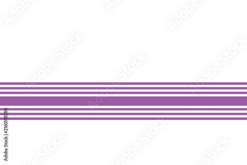 Photography MediumOrchid color horizontal straight line on white background.