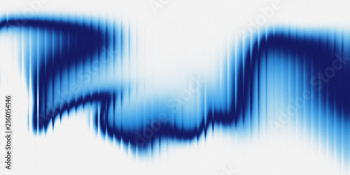 Blue White Wavy Grain Gradient Abstract Background with Noise Texture