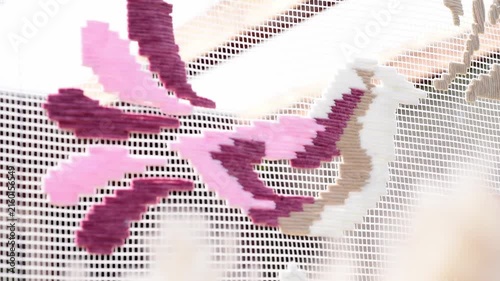 embroidered patterns, ornamentation