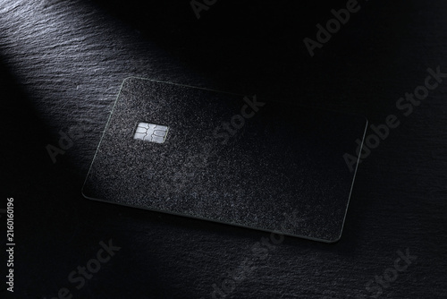 Luxury Premium Black Metal Credit Card Mockup