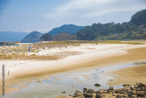 Landscape of cien islands in Galicia
