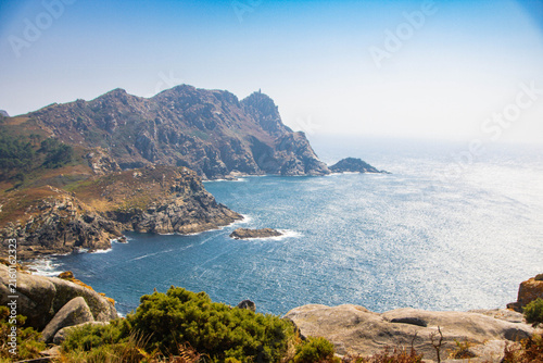 Landscape of cien islands in Galicia