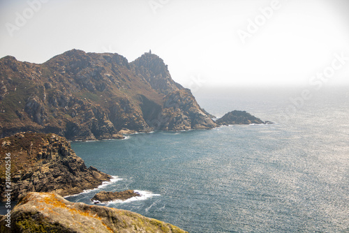 Landscape of cien islands in Galicia