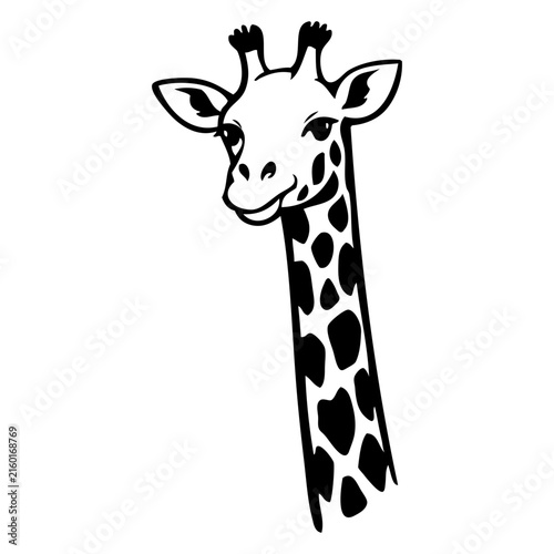 Canvas Print Logotipo fauna africana