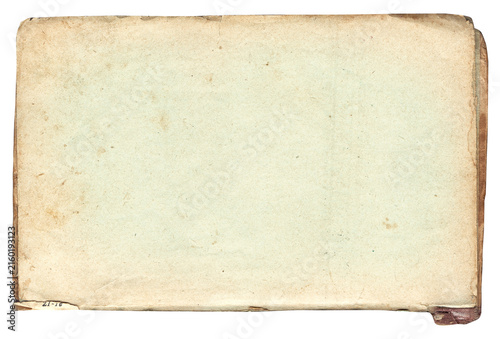 Vintage background of old ancient torn paper texture isolated