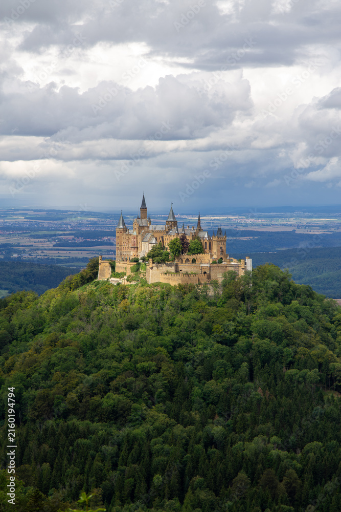 Naklejka premium Hohenzollern Castle in Hechingen, Germany