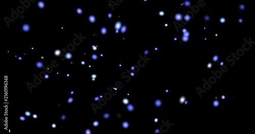 Abstract technology background video featuring digital data flow and futuristic network connections