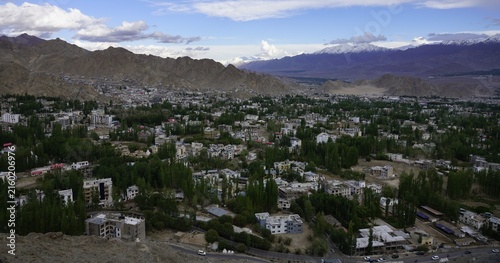 Leh city view in Ladakh, India