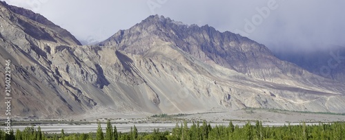 Nubra valley with mountain in Ladakh, India