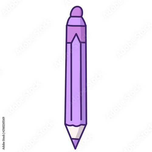 vector illustration of a set of pens