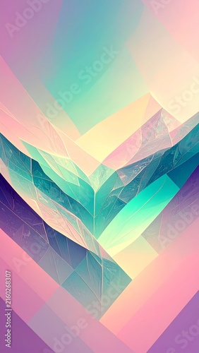 abstract geometric background with geometric shapes