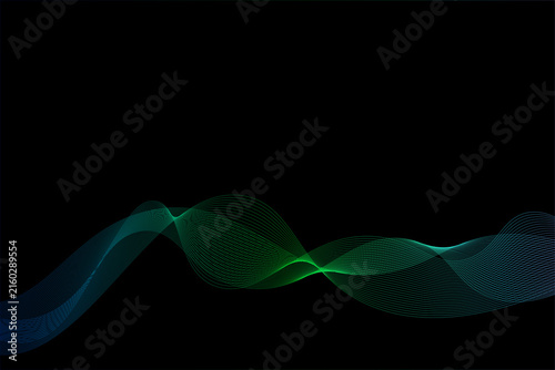 abstract colorful wave background